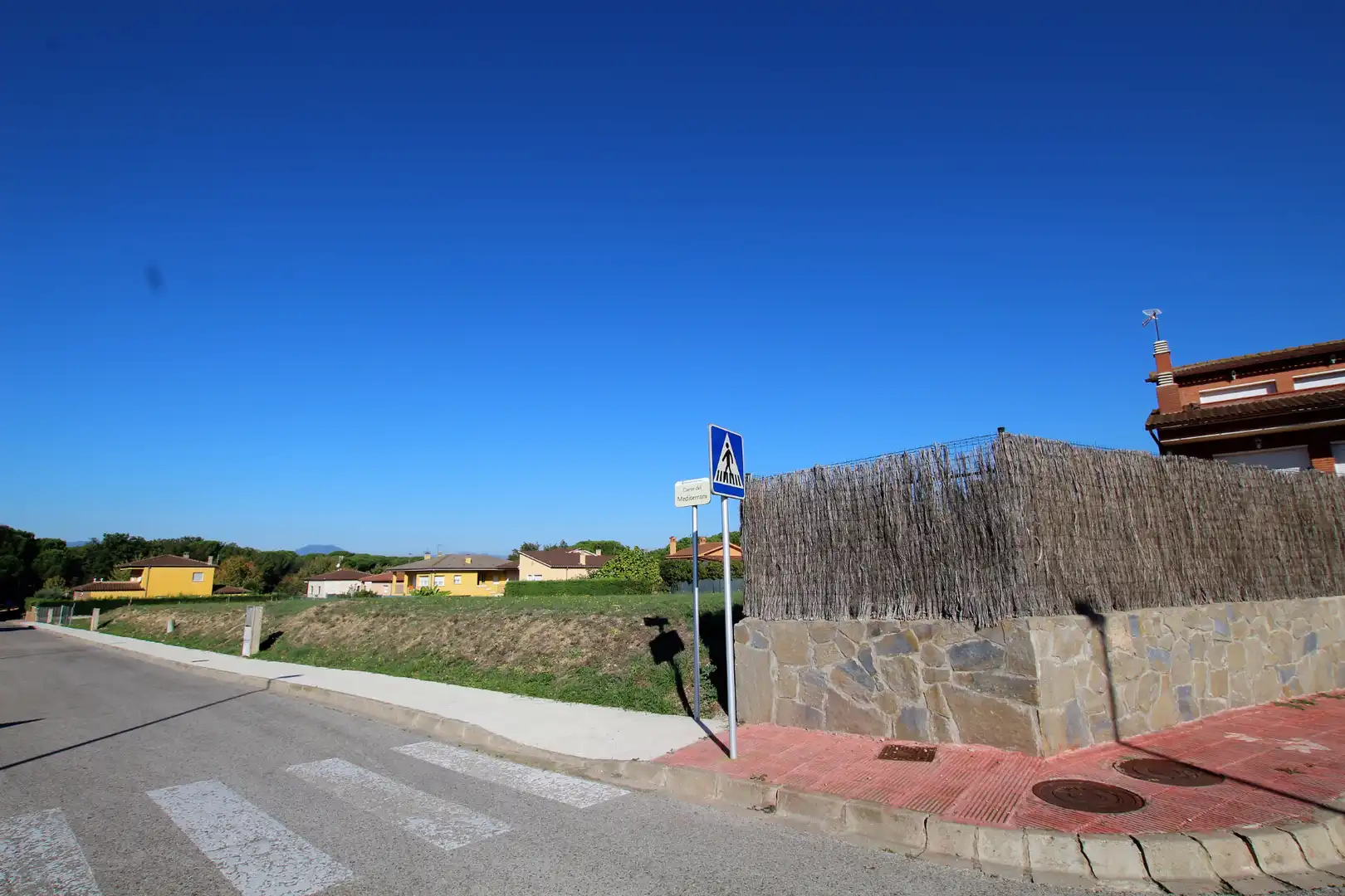 Vista exterior de Residencial en venda en Riudellots de la Selva