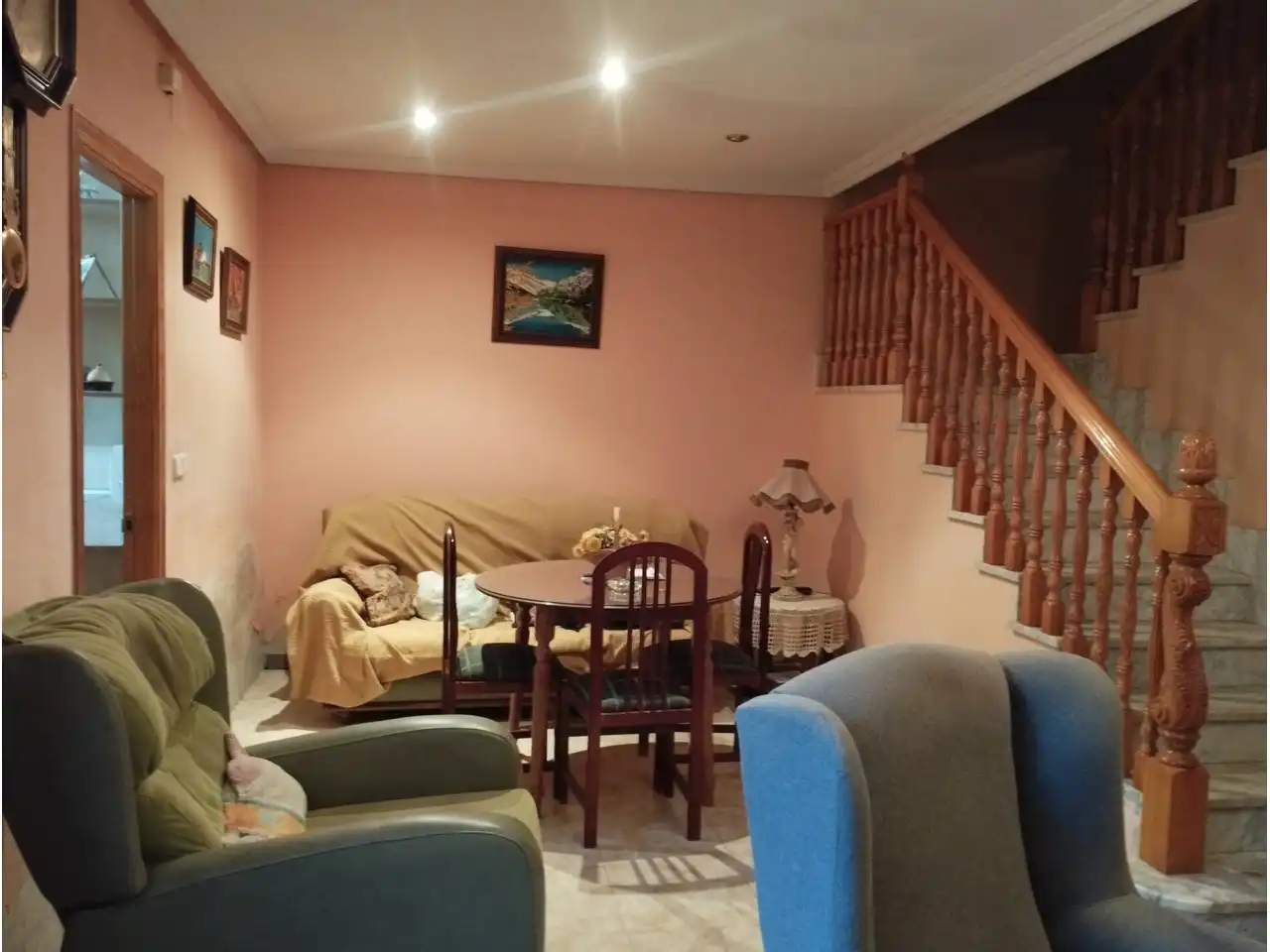 Sala de estar de Casa adosada en venta en Miguelturra con Calefacción y Terraza