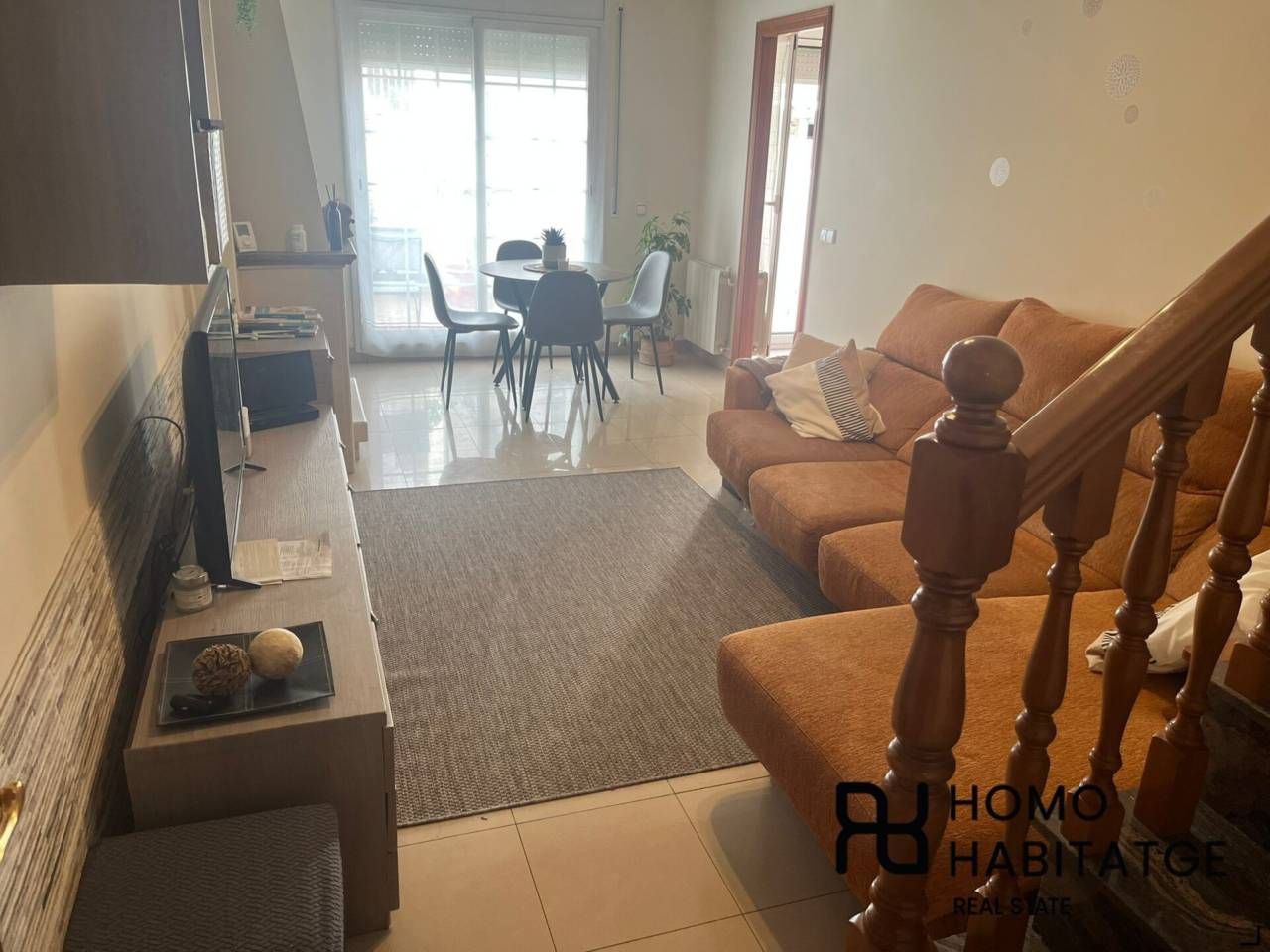 Living room of House or chalet for sale in Sabadell  with Air Conditioner, Heating and Terrace