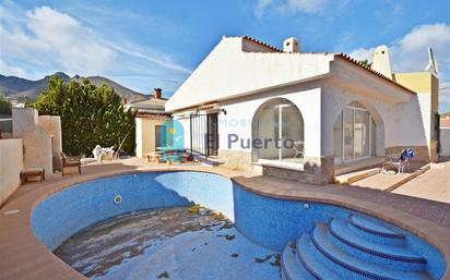 Exterior view of House or chalet for sale in Mazarrón  with Terrace and Swimming Pool