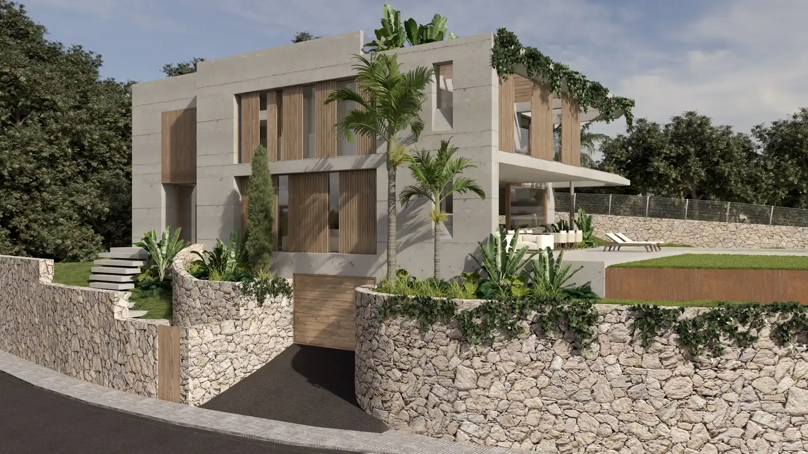 Vista exterior de Casa o chalet en venta en Calvià con Aire acondicionado, Calefacción y Parquet