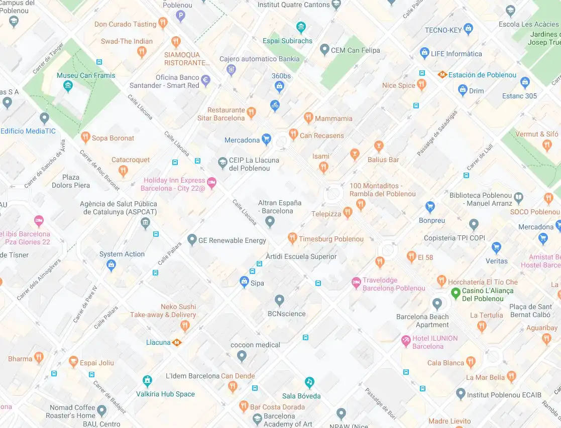Außenansicht von Wohnung zur Miete in Barcelona mit Klimaanlage, Heizung und Möbliert