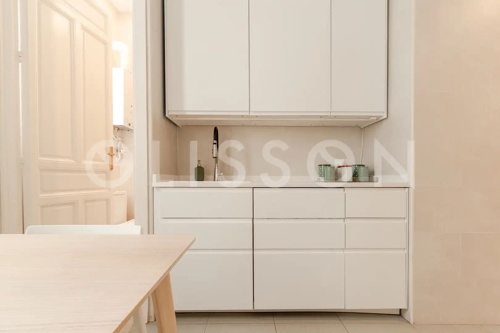 Küche von Wohnung zur Miete in Madrid mit Klimaanlage, Heizung und Möbliert