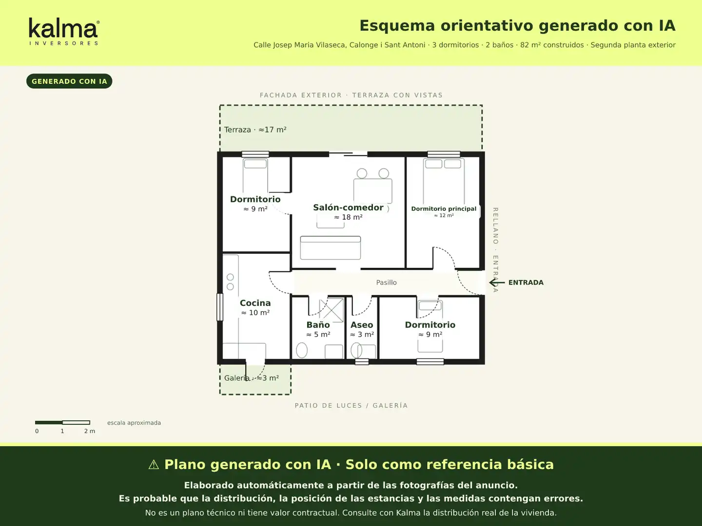 Piso en venta en Poble