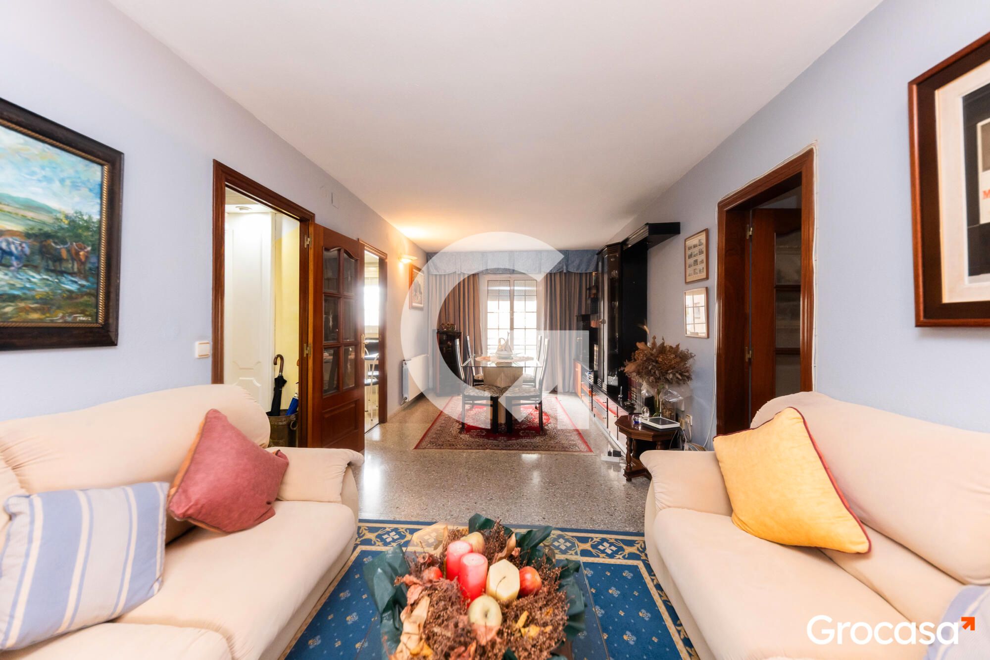 Sala d'estar de Pis en venda en El Prat de Llobregat amb Calefacció i Balcó