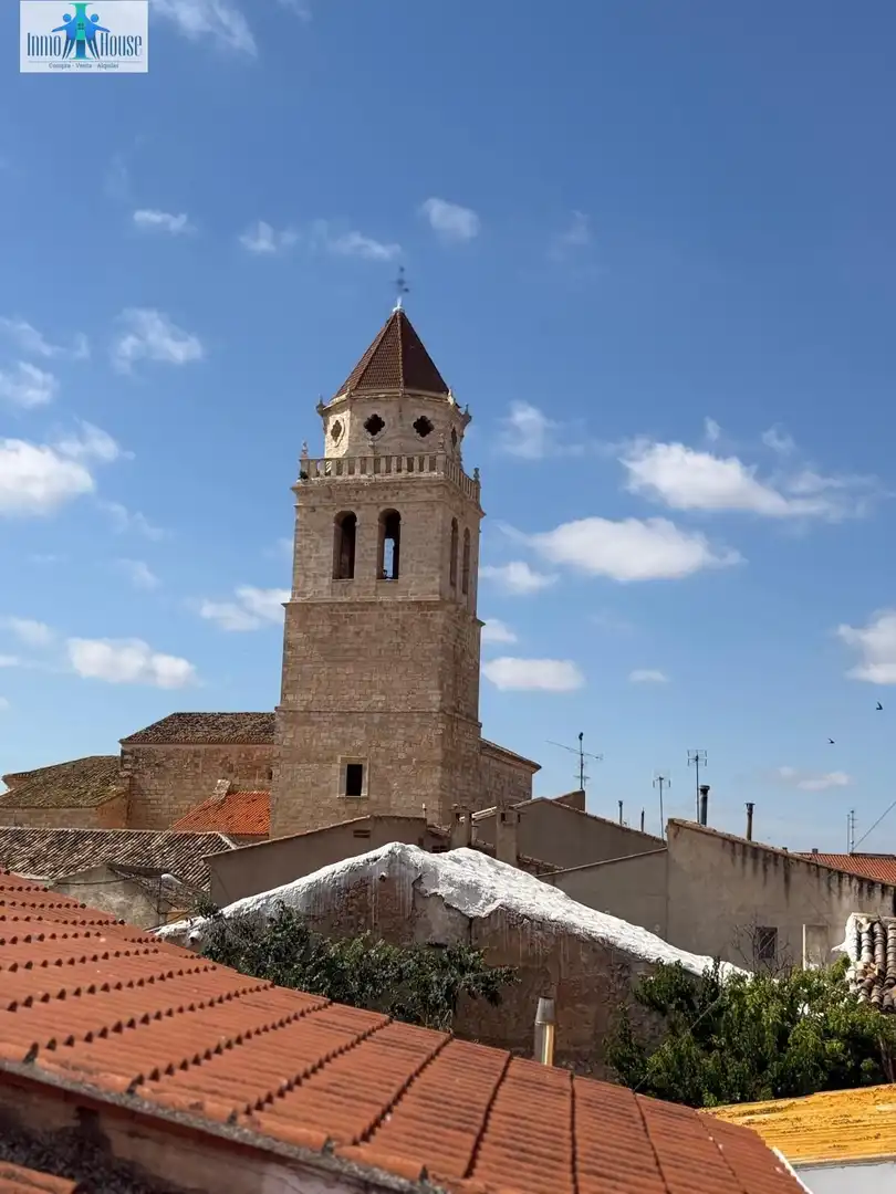 Vista exterior de Casa o xalet en venda en Mahora amb Calefacció, Terrassa i Traster