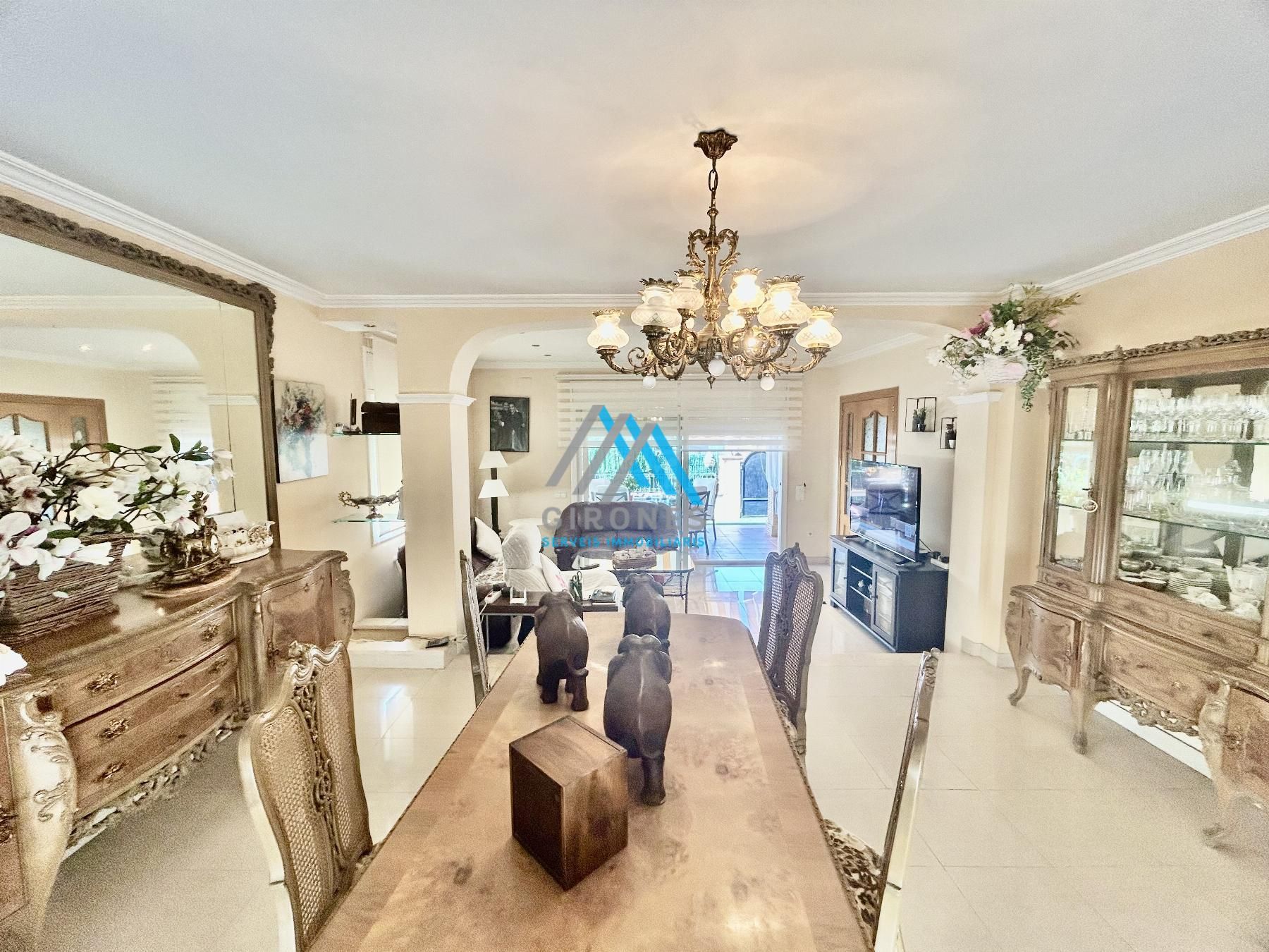Dining room of Single-family semi-detached for sale in Santa Cristina d'Aro  with Air Conditioner, Heating and Terrace