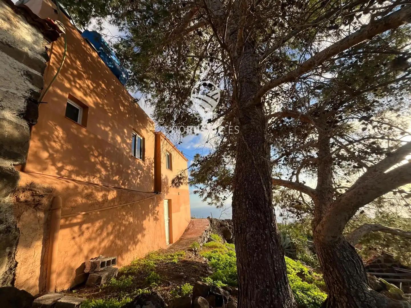 Vista exterior de Casa o chalet en venta en Vallehermoso