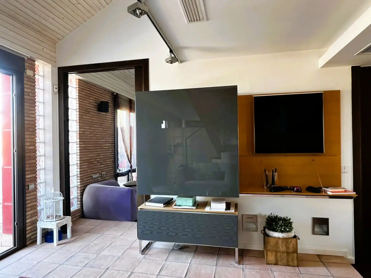 Sala de estar de Ático en venta en Totana con Aire acondicionado, Calefacción y Parquet