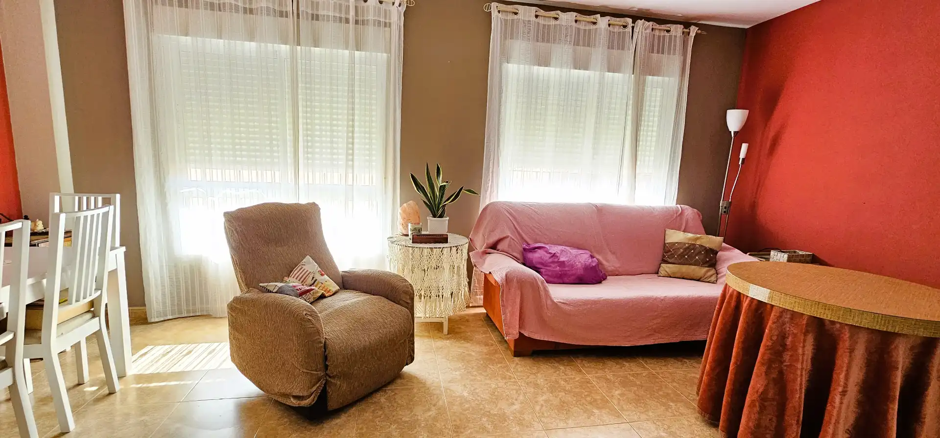 Sala d'estar de Pis en venda en Totana amb Aire condicionat, Terrassa i Moblat