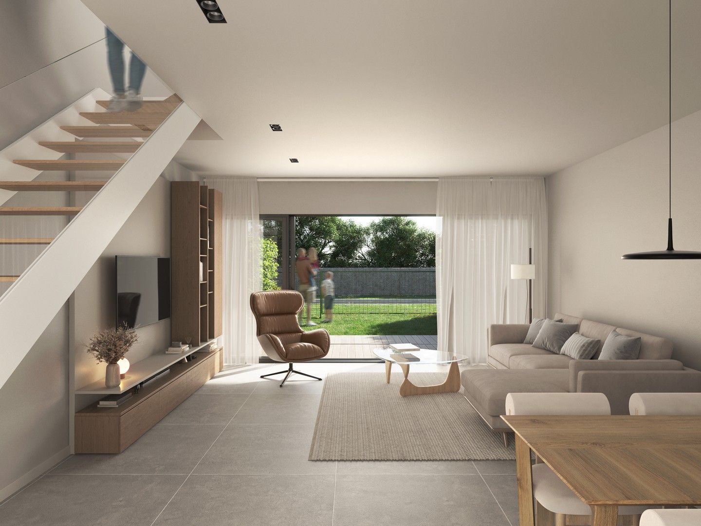 Living room of Single-family semi-detached for sale in L'Ametlla de Mar   with Air Conditioner, Heating and Private garden