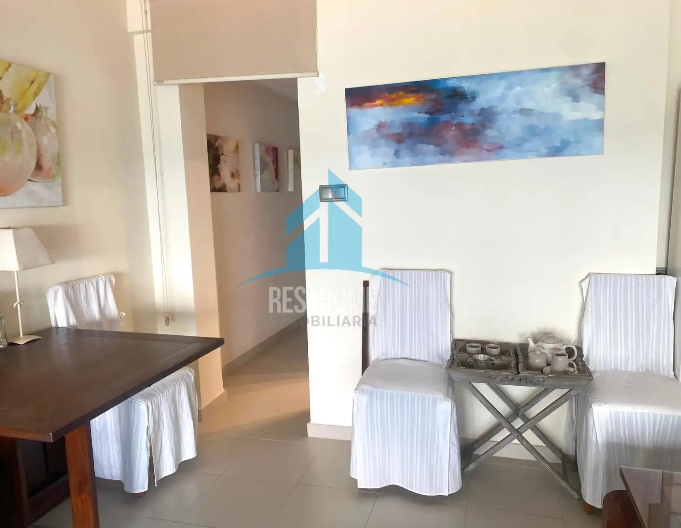 Comedor de Apartamento de alquiler en Cullera con Aire acondicionado, Calefacción y Terraza