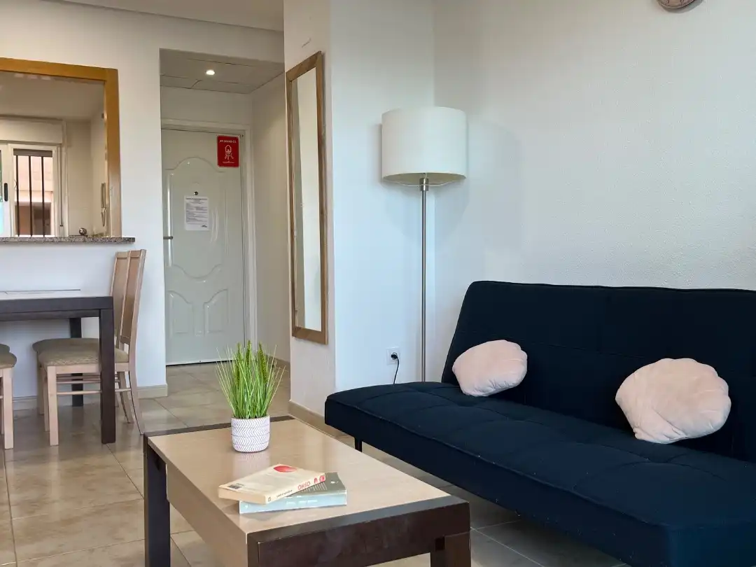 Sala d'estar de Pis de lloguer en Oropesa del Mar / Orpesa amb Aire condicionat, Calefacció i Terrassa