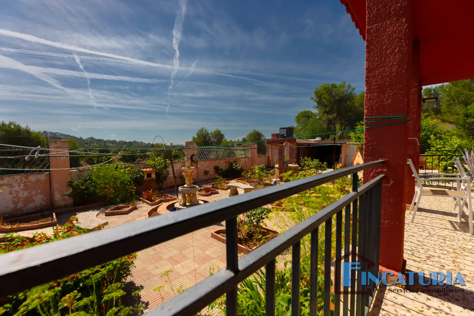 Terrassa de Casa o xalet en venda en Vilamarxant amb Aire condicionat, Jardí privat i Terrassa