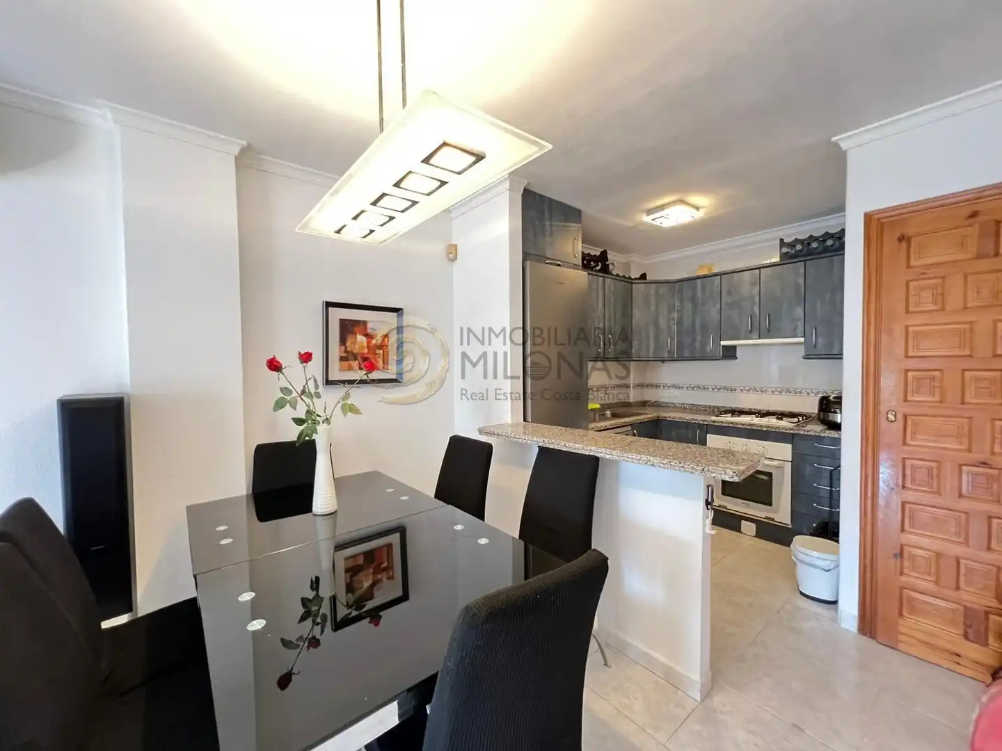 Cocina de Apartamento en venta en Benitachell / El Poble Nou de Benitatxell con Jardín privado, Terraza y Amueblado