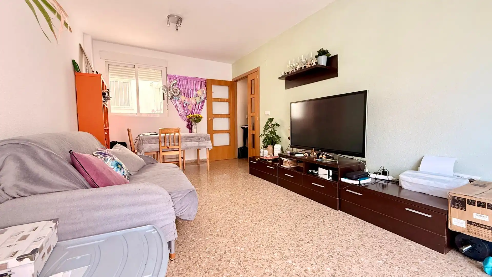 Sala de estar de Piso en venta en Museros con Trastero y Balcón