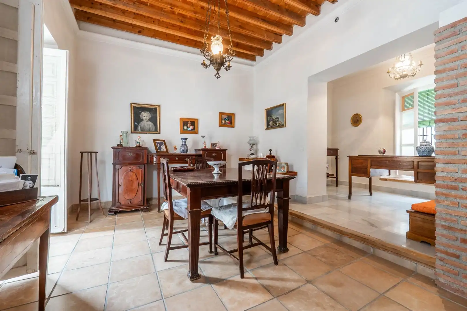 Dining room of Houses for sale in Almuñécar  with Terrace, Storage room and Balcony