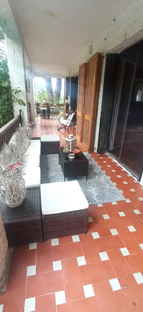 Terraza de Casa o chalet en venta en La Pobla de Claramunt con Aire acondicionado, Calefacción y Jardín privado