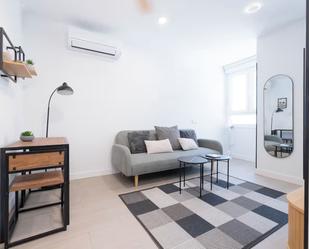 Living room of Flat for sale in  Madrid Capital  with Air Conditioner, Furnished and Oven