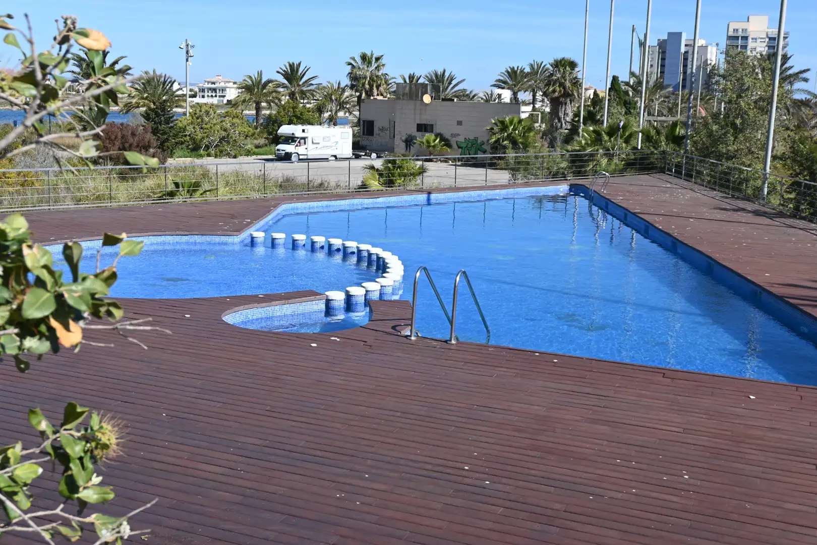 Swimming pool of Apartments for sale in La Manga del Mar Menor  with Air Conditioner, Heating and Terrace