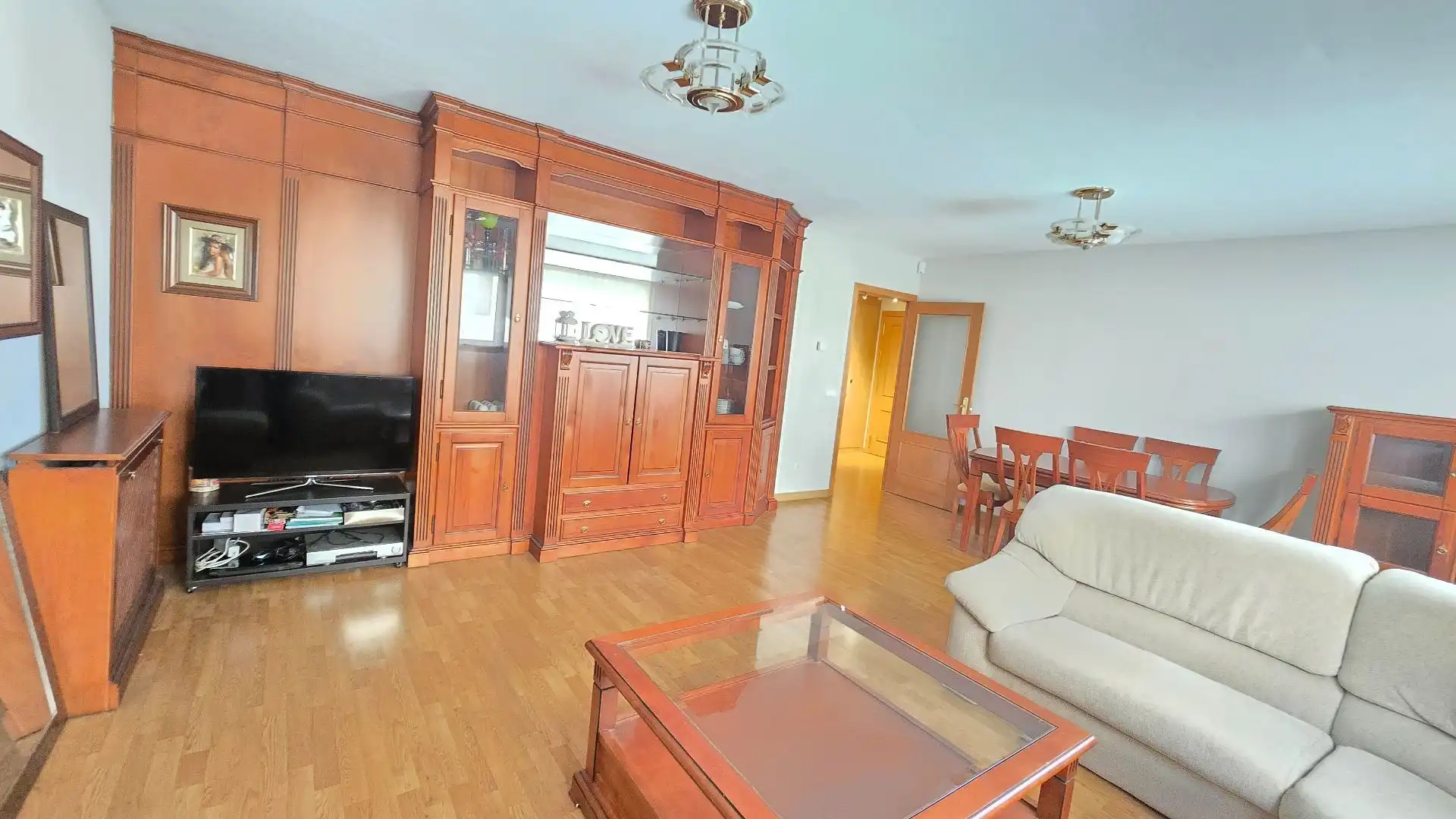 Living room of Flat for sale in Parla  with Heating, Terrace and Storage room