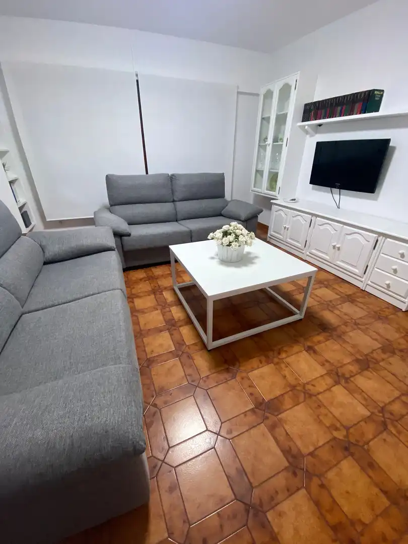 Living room of Houses for rent in Sanxenxo  with Private garden, Parquet flooring and Terrace