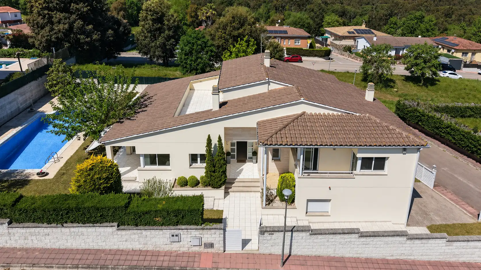 Vista exterior de Casa o chalet en venta en Aiguaviva con Aire acondicionado, Calefacción y Jardín privado