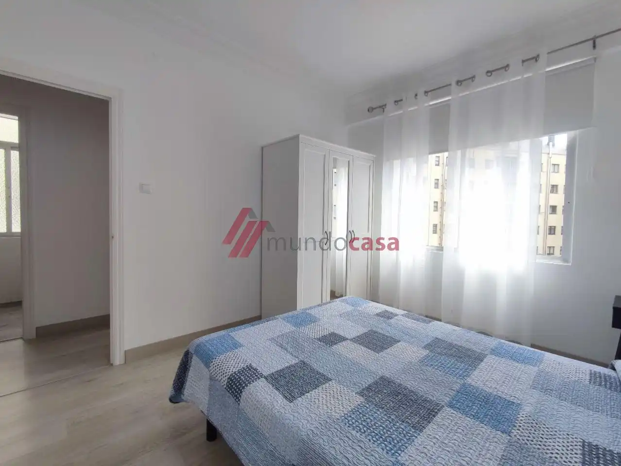 Bedroom of Flat for rent in Ferrol  with Heating and Furnished