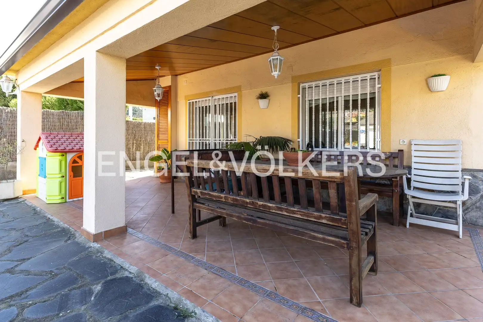 Terrace of Houses for sale in Sant Fost de Campsentelles  with Air Conditioner, Heating and Private garden