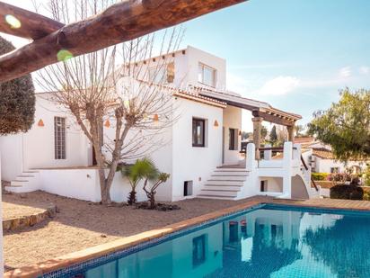 Exterior view of House or chalet for sale in Jávea / Xàbia  with Air Conditioner, Terrace and Swimming Pool