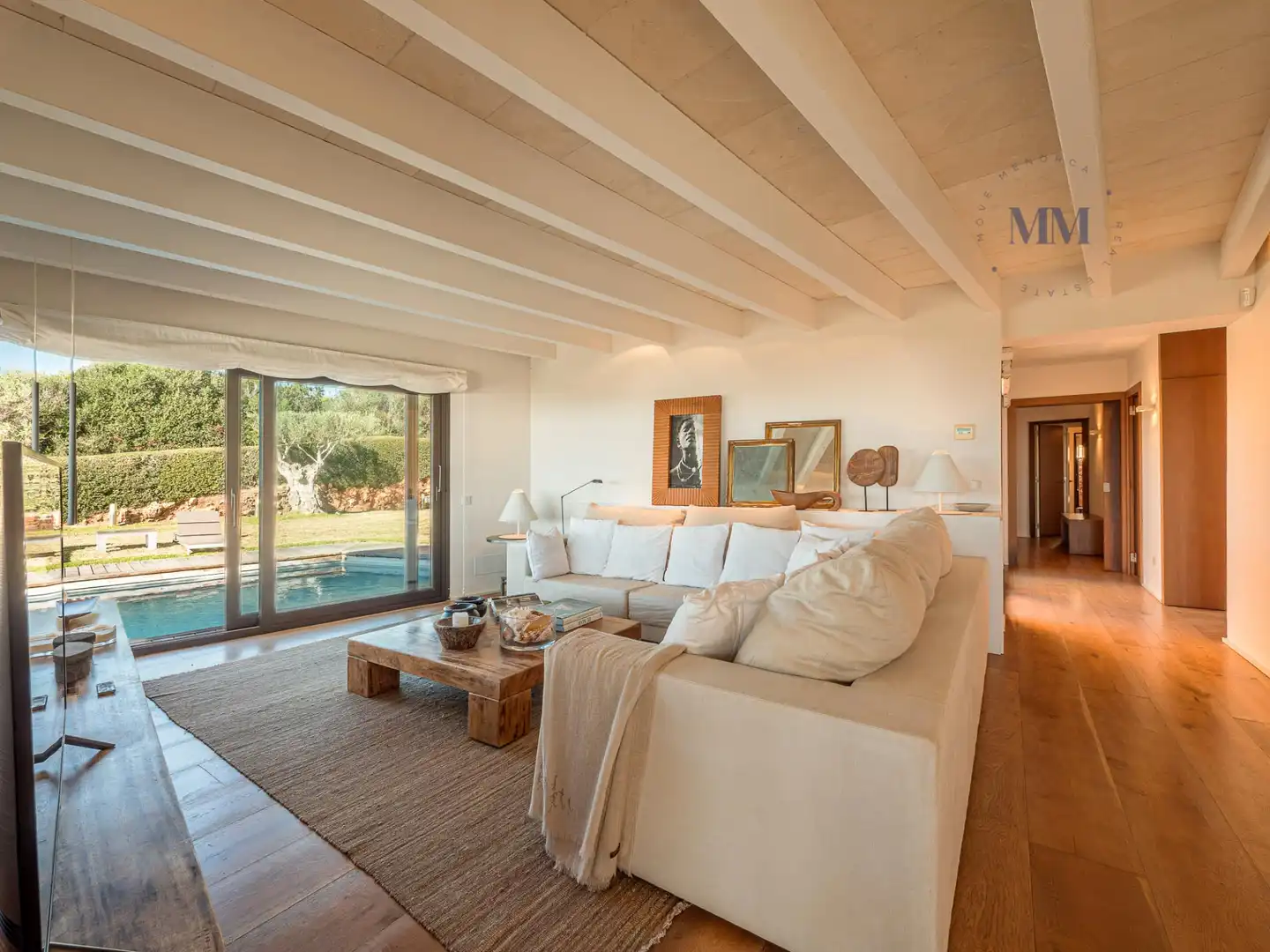 Sala de estar de Casa o chalet en venta en Sant Lluís con Aire acondicionado, Calefacción y Jardín privado