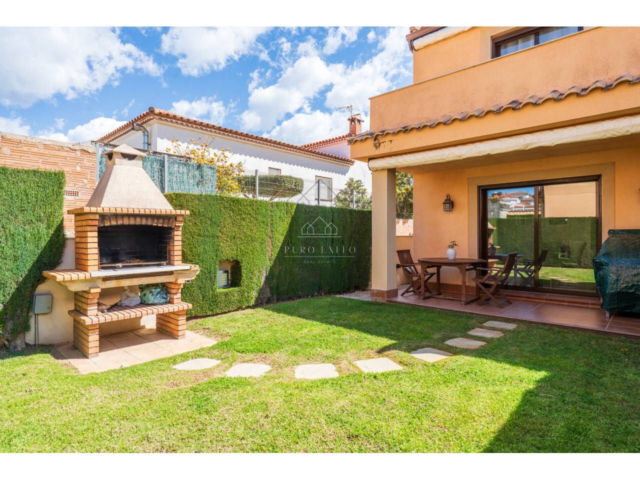 Jardí de Casa adosada en venda en Mont-roig del Camp amb Calefacció, Jardí privat i Terrassa