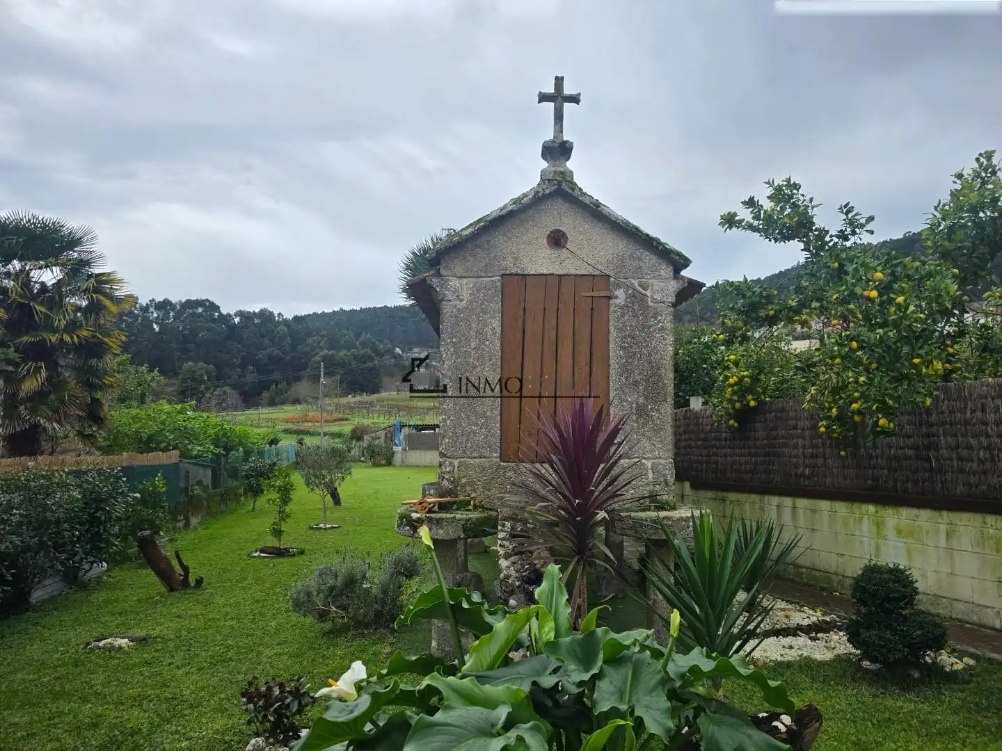 Jardín de Casa o chalet en venta en Poio con Jardín privado