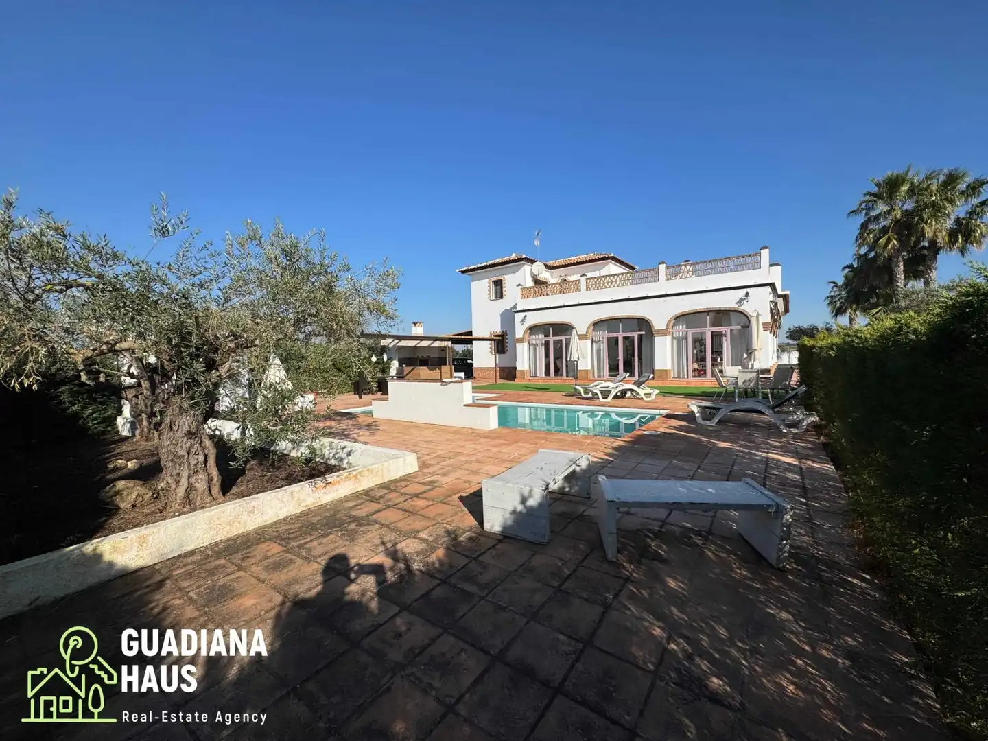 Jardín de Finca rústica en venta en Cartaya con Terraza y Piscina