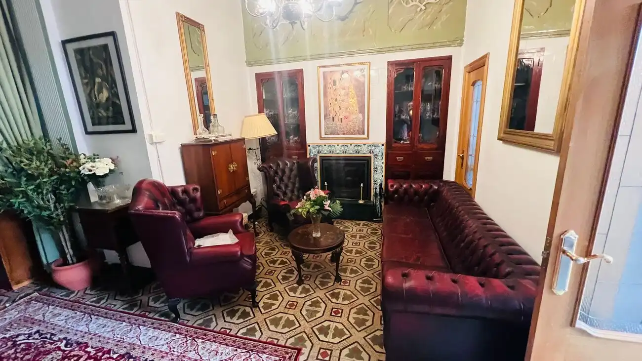 Sala de estar de Casa adosada en venta en Gandia