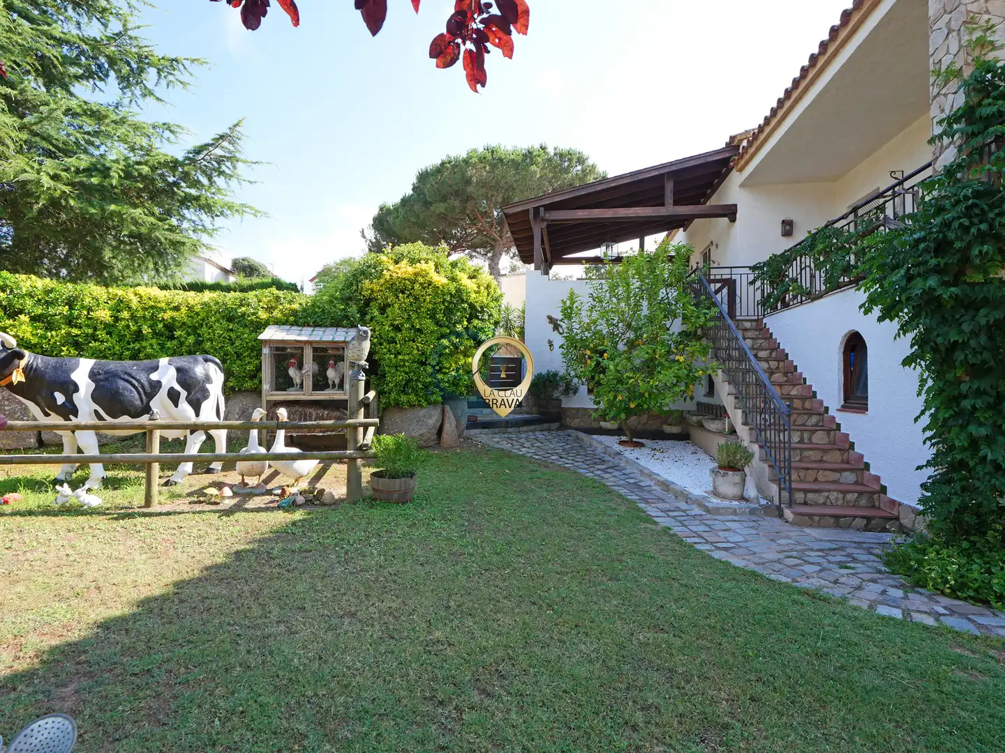 Jardí de Casa o xalet en venda en Santa Cristina d'Aro amb Calefacció, Jardí privat i Terrassa