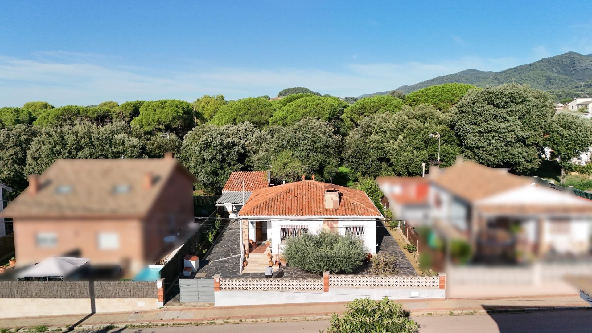 Exterior view of House or chalet for sale in Sant Pere de Vilamajor  with Private garden, Terrace and Storage room