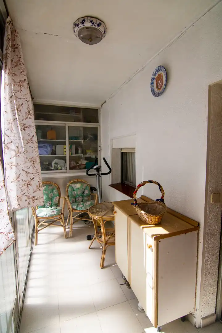 Balcony of Flat for sale in Madrid  with Terrace and Furnished