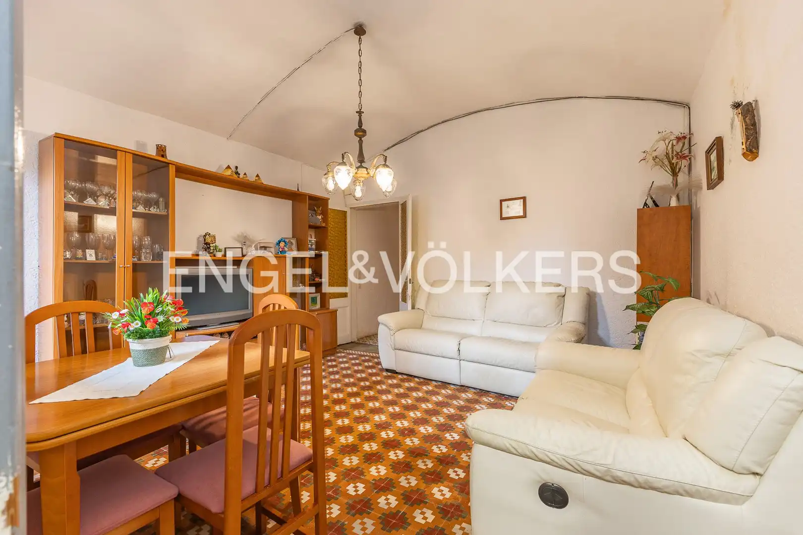 Sala d'estar de Casa adosada en venda en Sabadell amb Calefacció