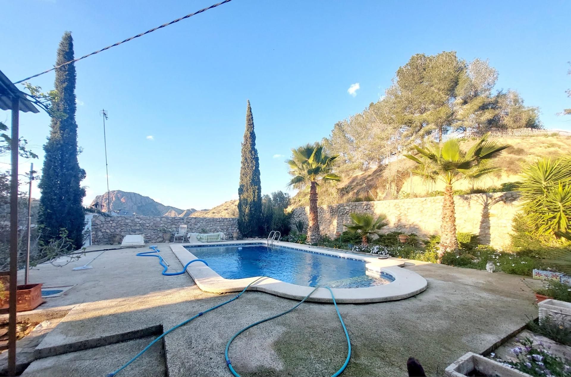 Swimming pool of Country house for sale in  Murcia Capital  with Heating, Private garden and Storage room