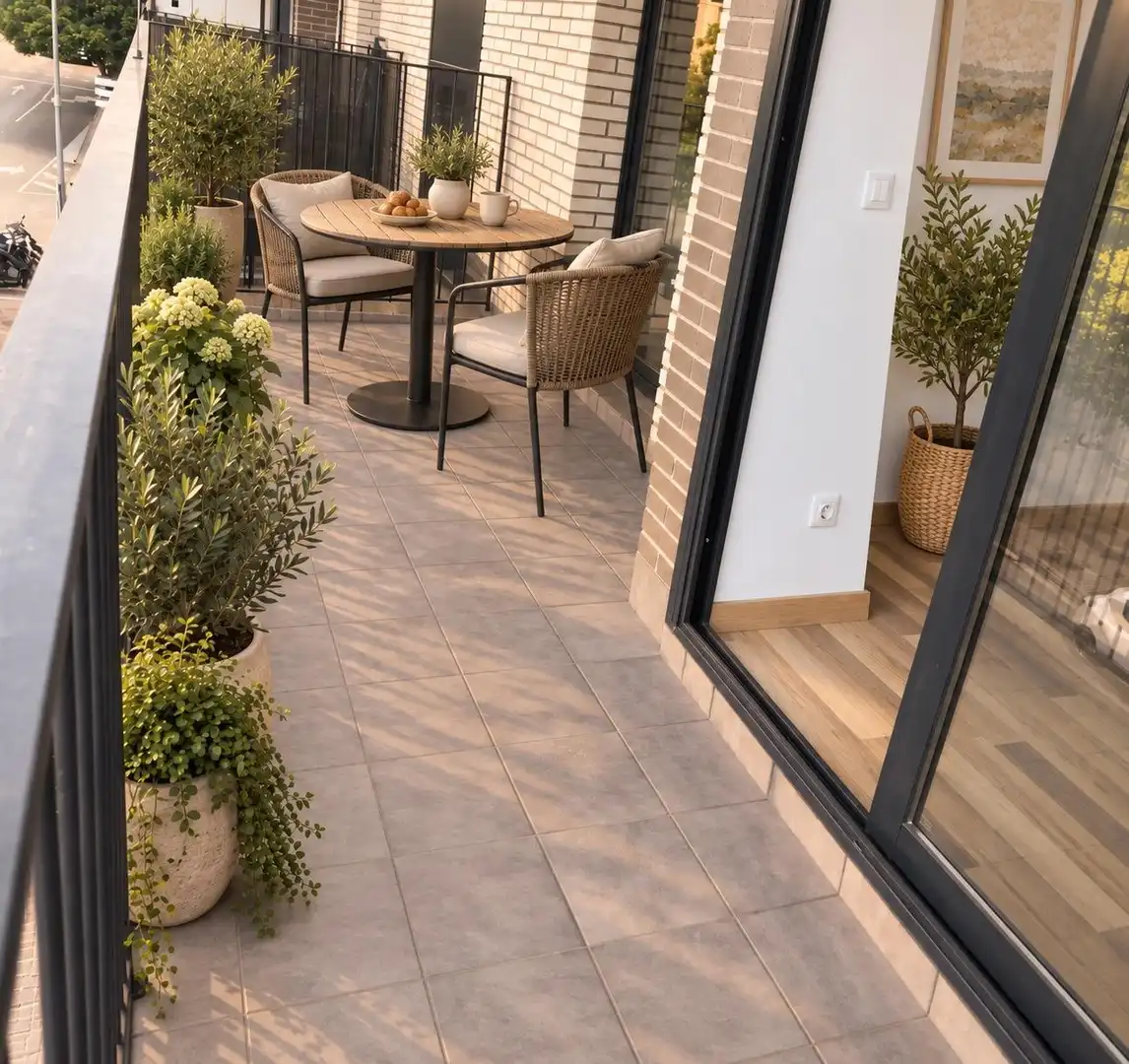 Terraza de Piso en venta en L'Hospitalet de Llobregat con Aire acondicionado, Calefacción y Jardín privado