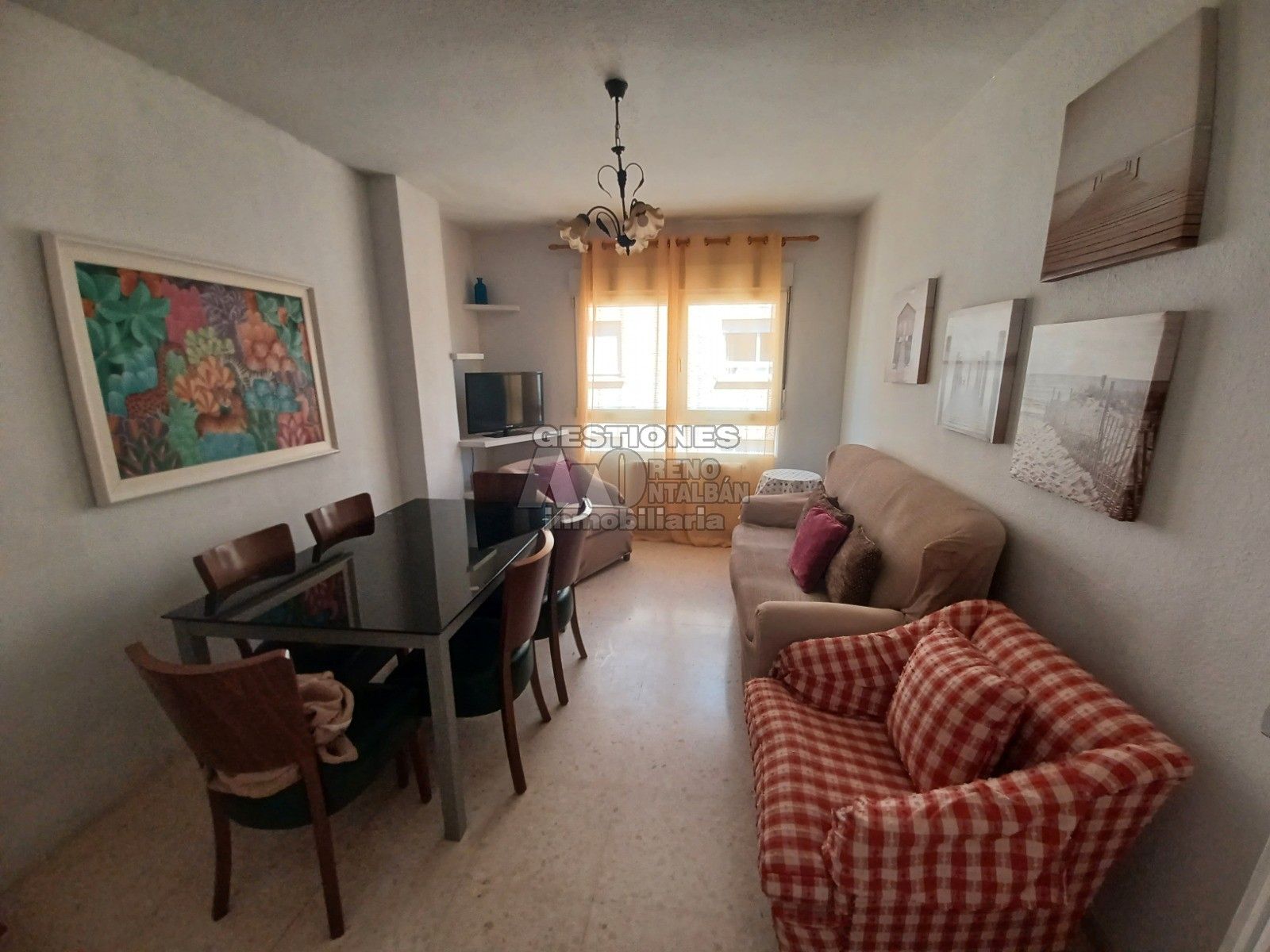 Living room of Flat for rent in  Granada Capital  with Heating, Furnished and Oven
