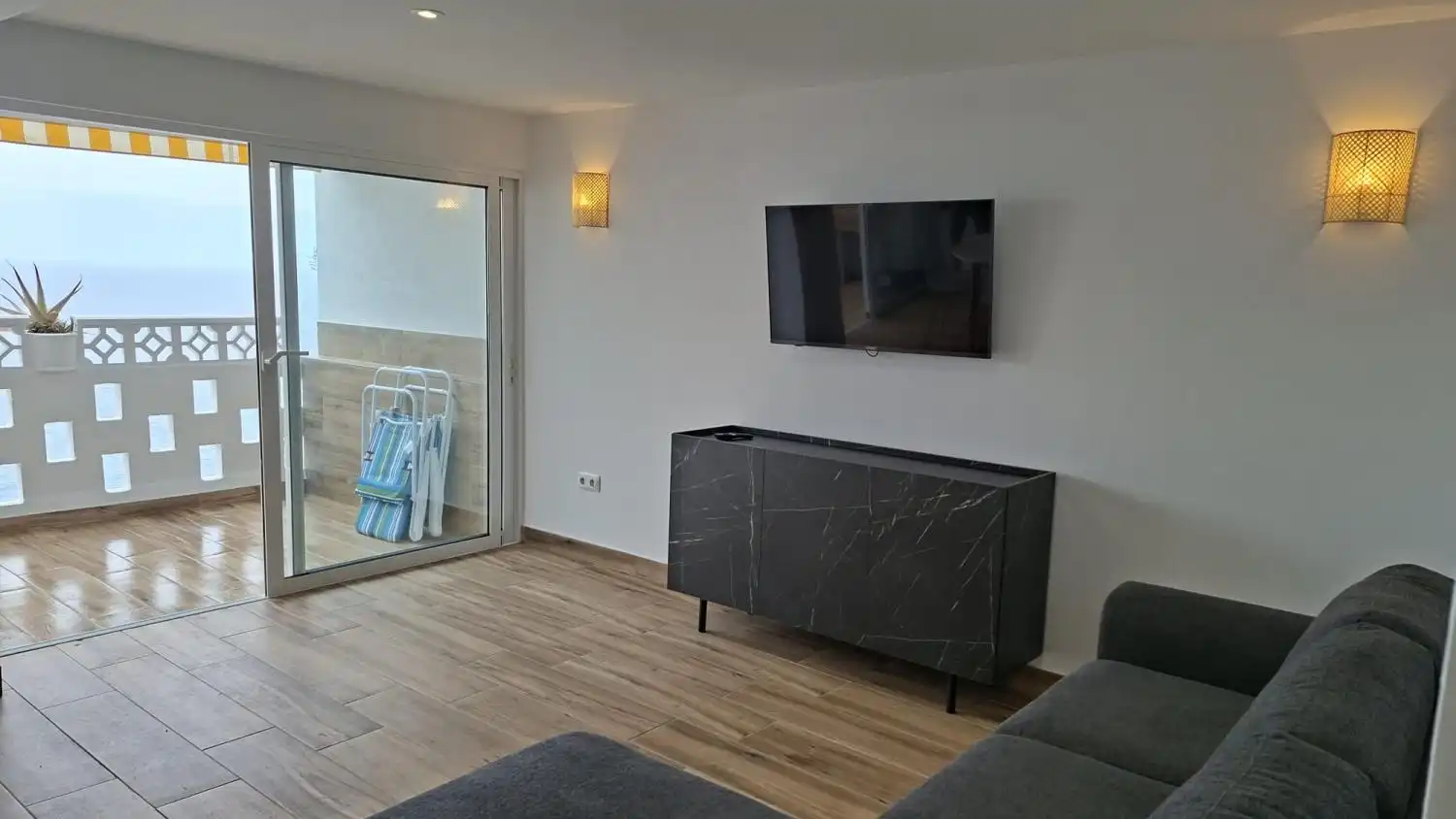Sala de estar de Piso en venta en Los Realejos con Aire acondicionado, Terraza y Trastero