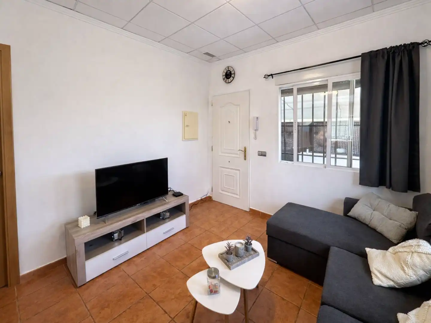 Sala d'estar de Casa o xalet en venda en Cartagena amb Aire condicionat, Jardí privat i Terrassa