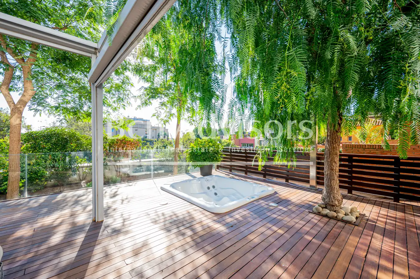 Terraza de Casa o chalet en venta en Barcelona con Aire acondicionado, Calefacción y Jardín privado