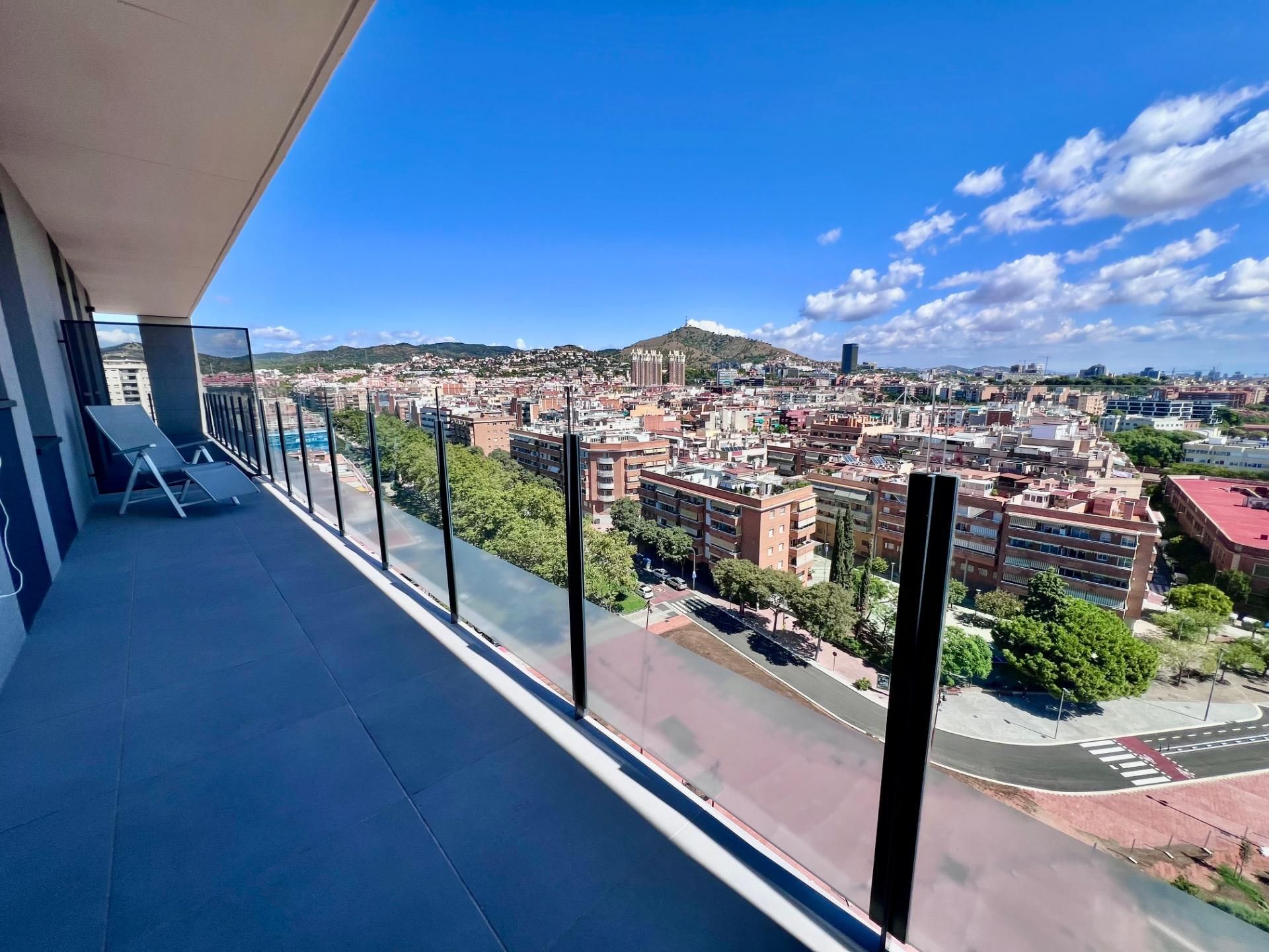 Exterior view of Attic to rent in Esplugues de Llobregat  with Air Conditioner and Heating