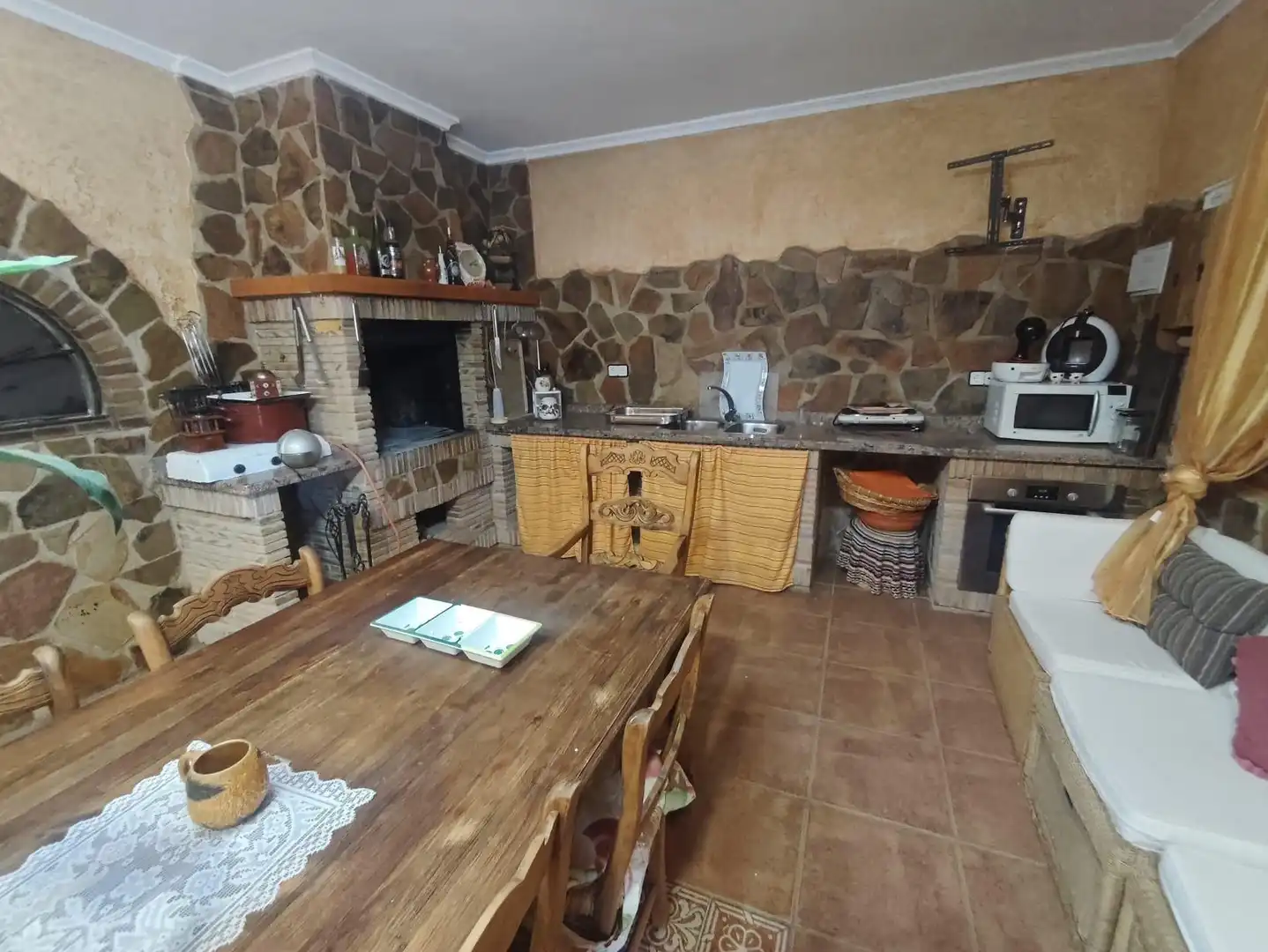 Kitchen of Country homes for sale in Sax  with Private garden, Storage room and Swimming Pool