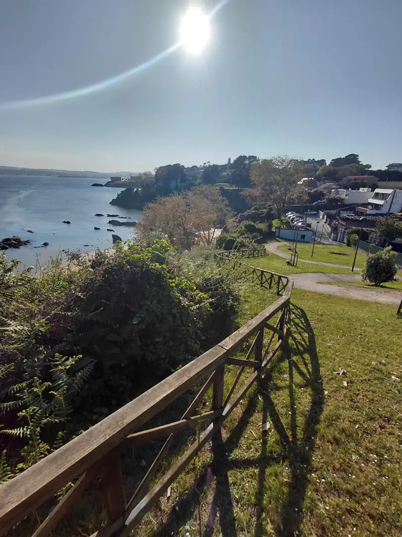 Vista exterior de Casa o chalet en venta en Oleiros con Calefacción, Jardín privado y Parquet