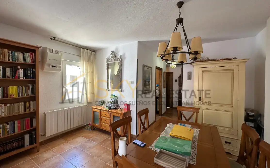 Sala de estar de Piso en venta en Becerril de la Sierra con Terraza y Amueblado