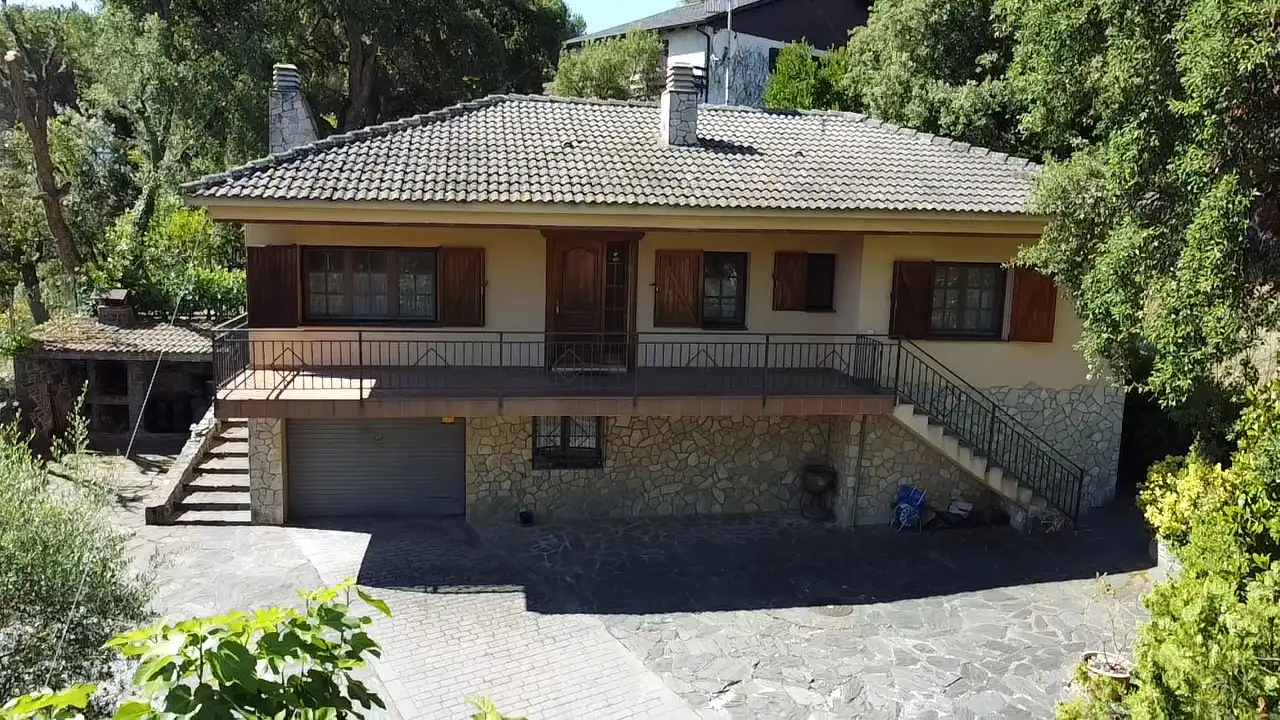 Exterior view of Houses for sale in Sant Pere de Vilamajor  with Air Conditioner, Heating and Private garden
